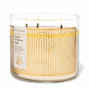 Bath & Body Works Toasted Cinnamon Sugar 3-Wick Candle شمعة معطرة