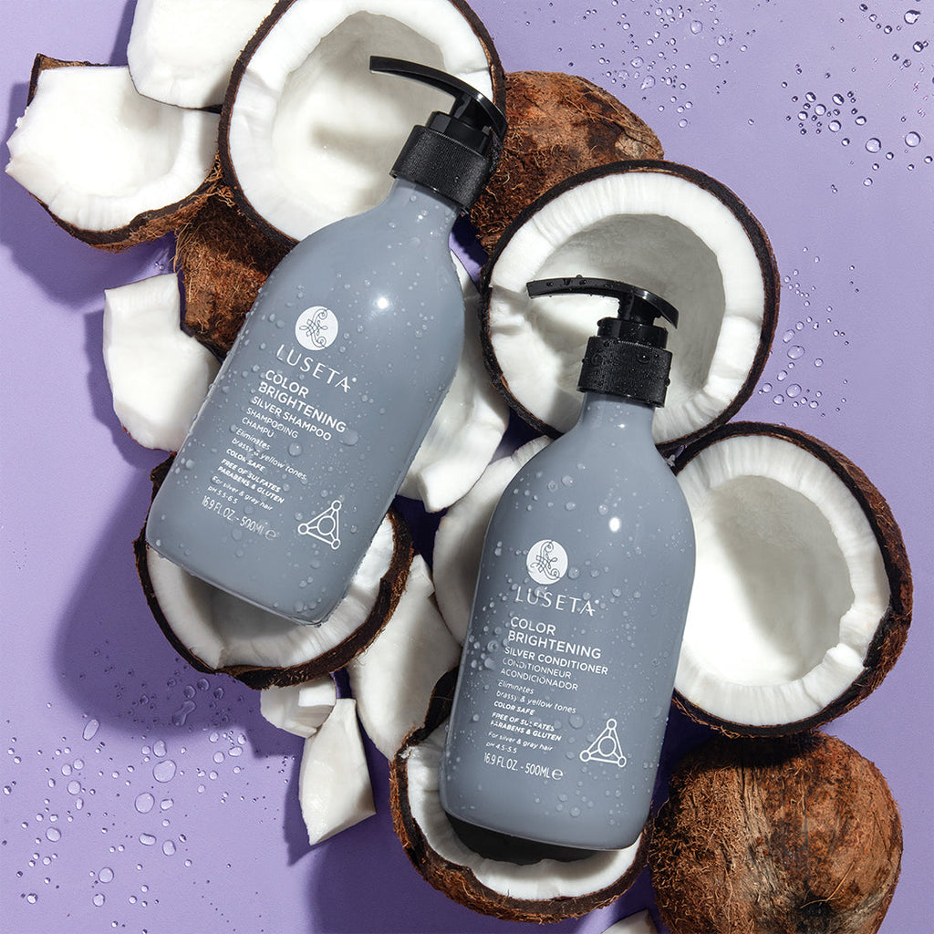 LUSETA Wholesale Color Brightening Silver Shampoo 500ml شامبو للشعر الرمادي - Image 5