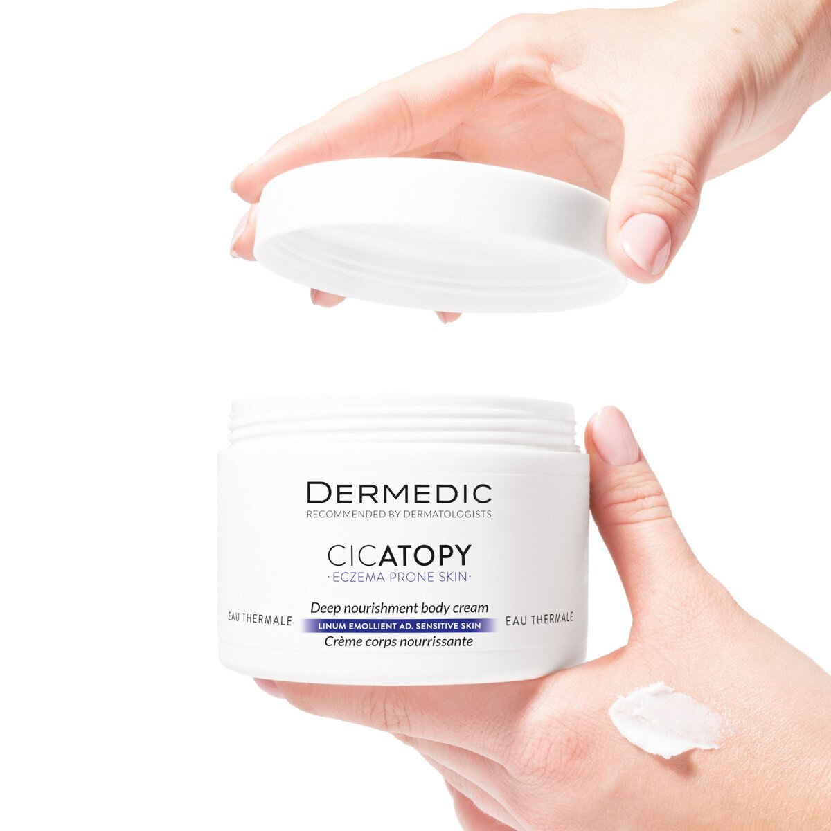 DERMEDIC CICATOPY DEEP NOURISHMENT BODY CREAM, 225 ML درمدك كريم مرطب للجسم - Image 2