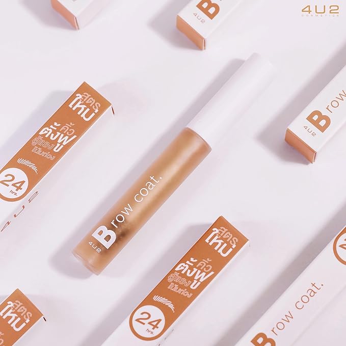4u2 Brow Coat جل حواجب شفاف - Image 4