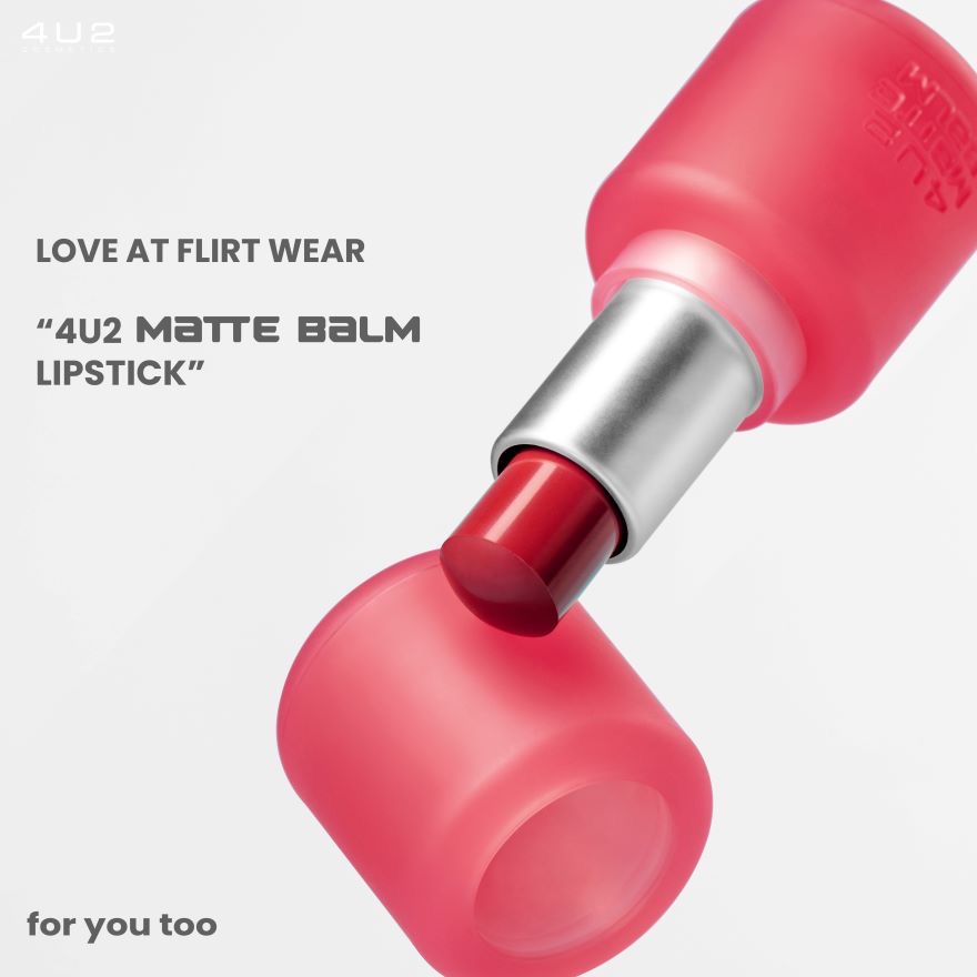 4U2 Matte Lip Balm مرطب شفاه غير لامع من فور يو تو - Image 5