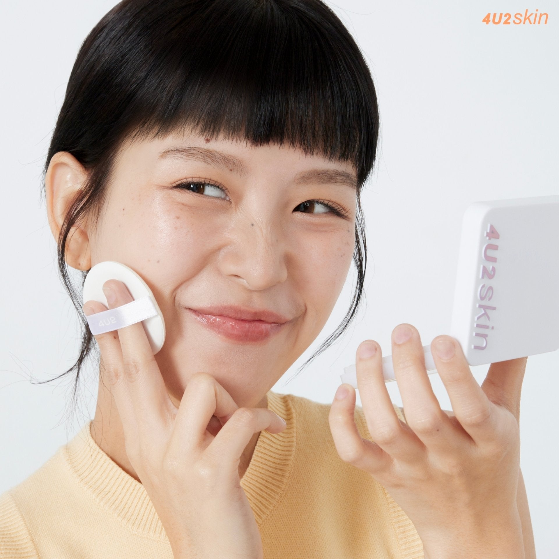 4u2 Angel Skin Blurring Powder بودرة إخفاء عيوب البشرة - Image 3