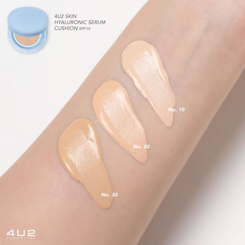 4u2 Hyaluronic Acid Cushion Foundation كريم اساس بحمض الهيالورونيك - Image 3