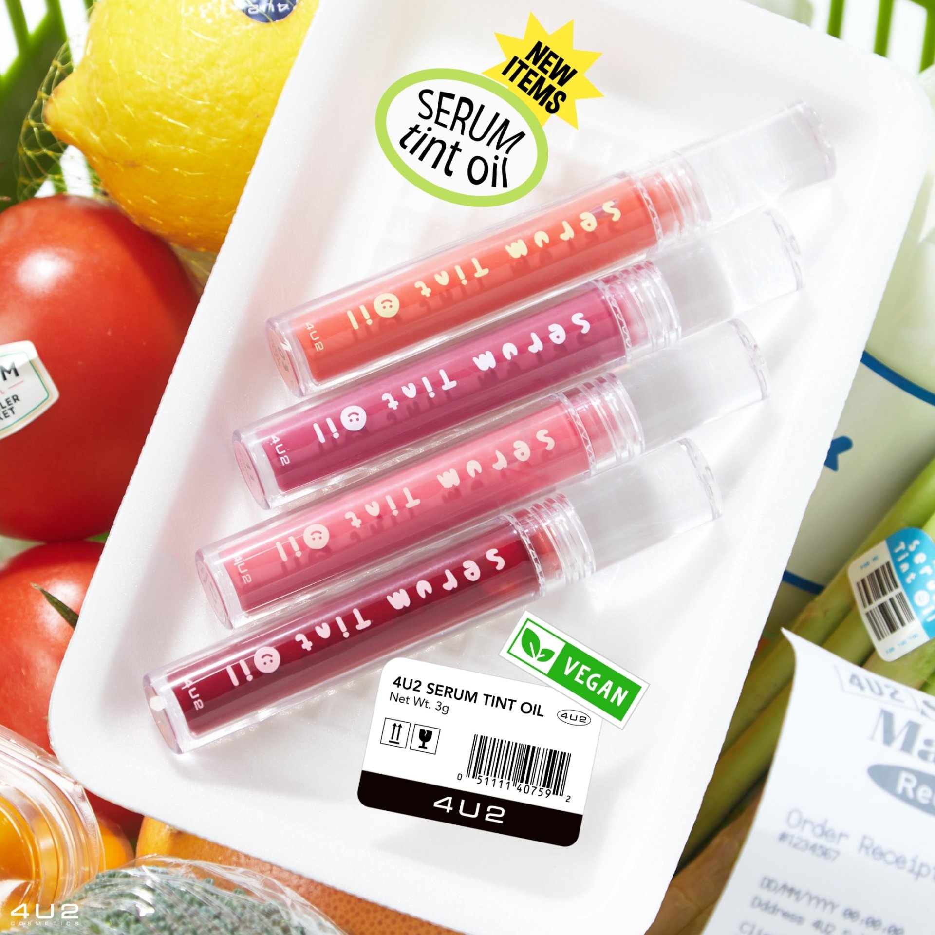 4U2 SERUM TINT OIL مصل ملون للشفاه - Image 4