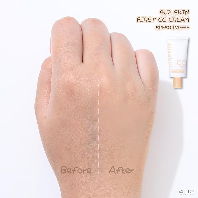 4u2 Skin First CC Cream SPF50 سي سي كريم - Image 2