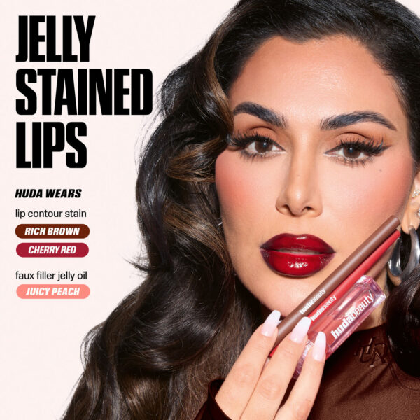 HUDA BEAUTY Faux Filler Jelly Oil هدى بيوتي زيت جيلي للشفاه - Image 4