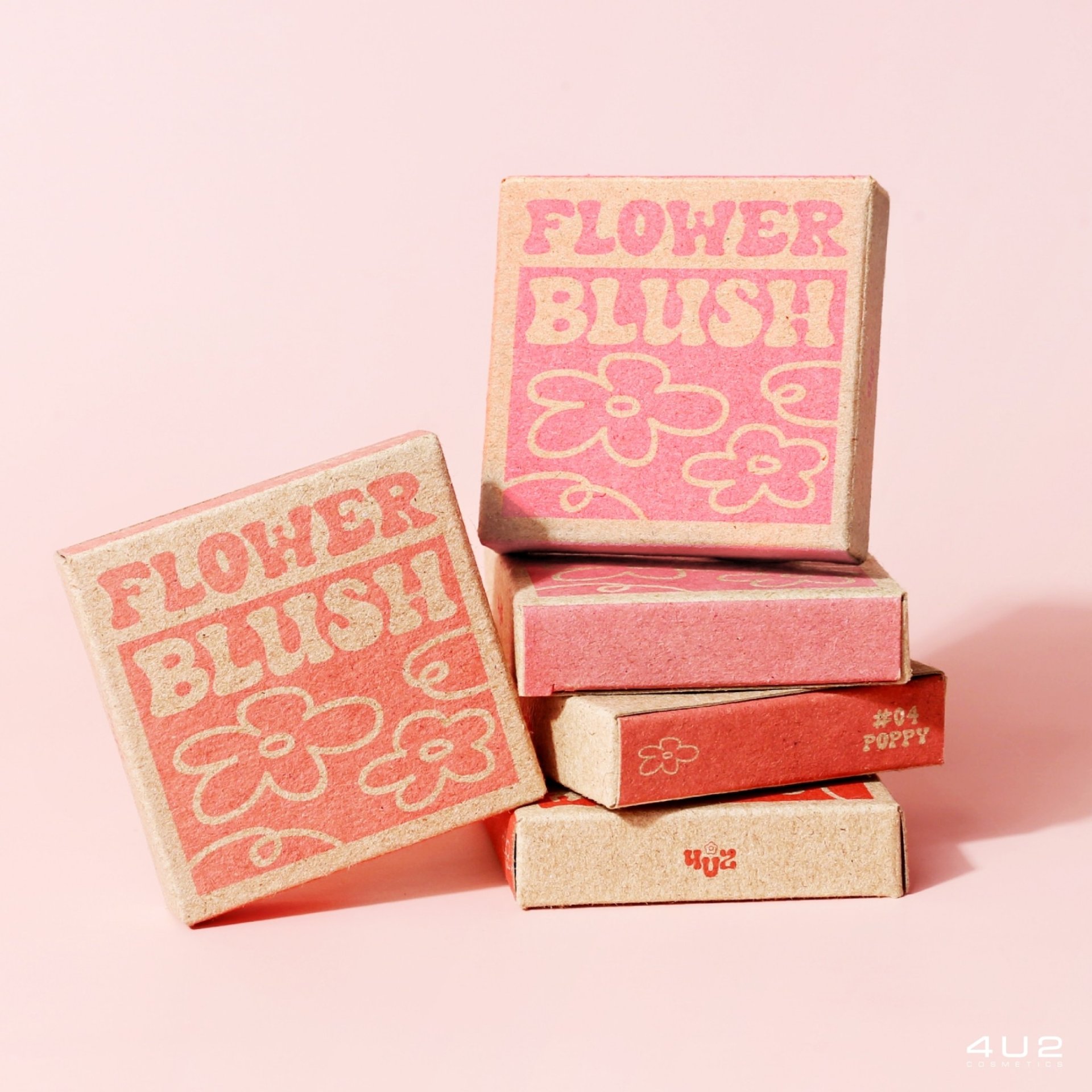4U2 FLOWER BLUSH احمر خدود بودرة - Image 3