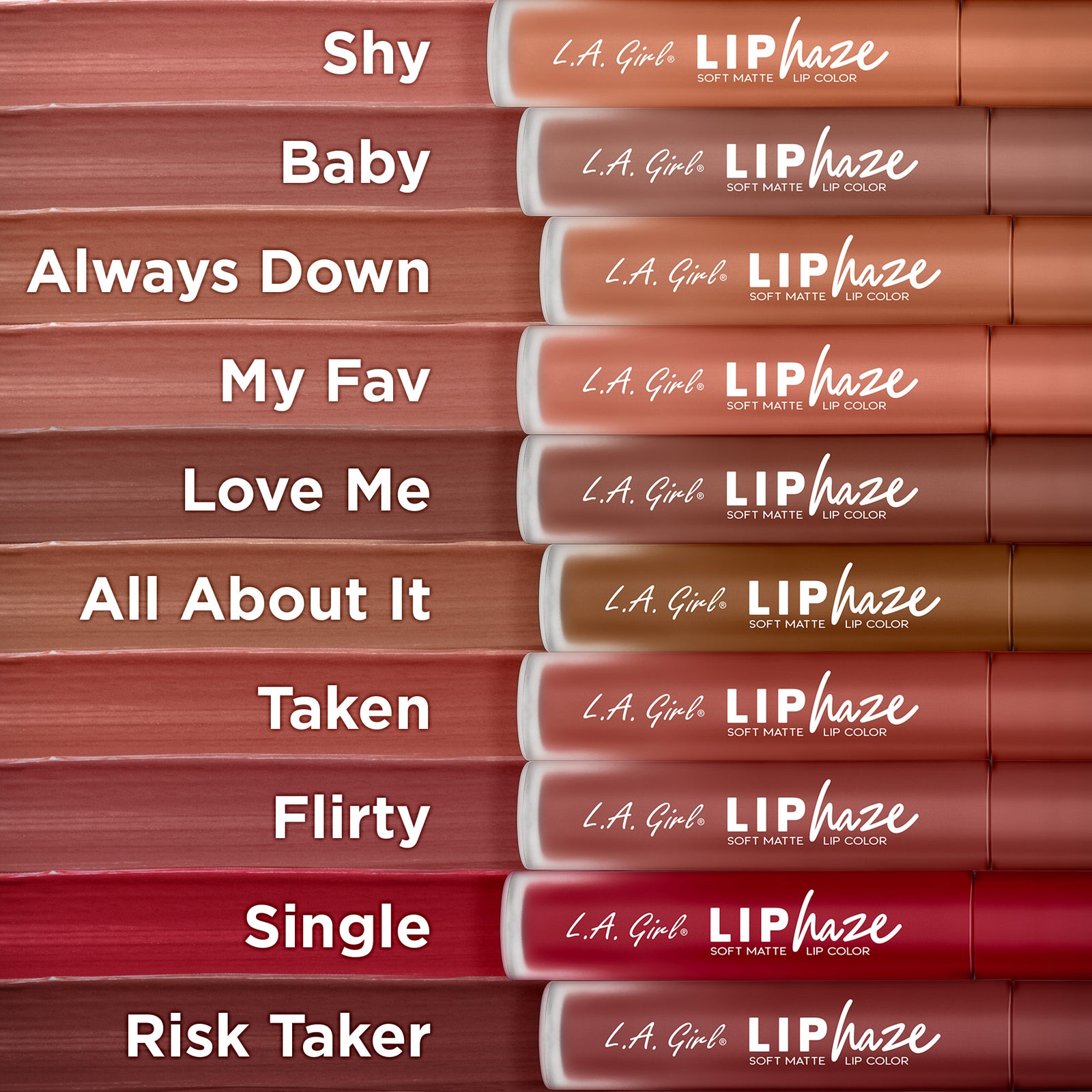 L.A.Girl Lip Haze Soft Matte Lip Color أحمر شفاه - Image 4