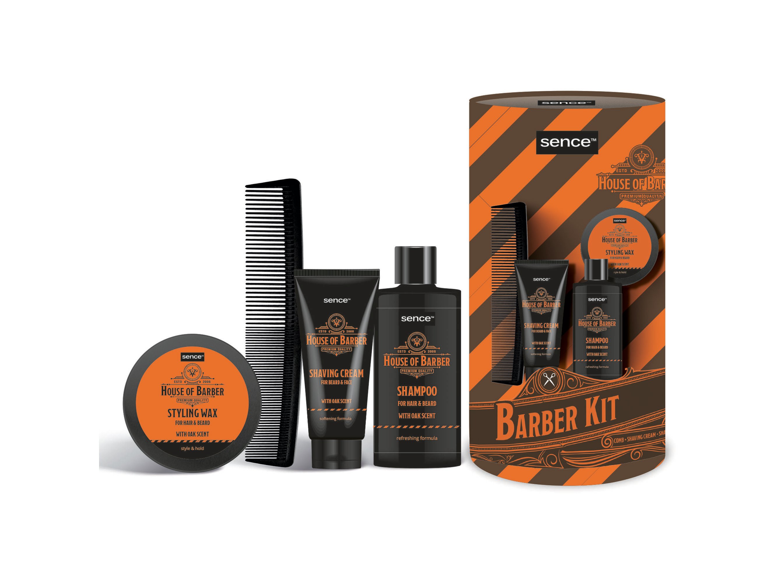 SENCE House Of Barber Set 4p سنس مجموعة العناية للرجال