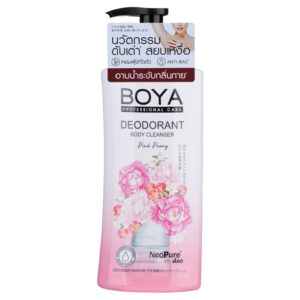 BOYA DEODORANT BODY CLEANSER 500ML- PINK PEONY جل إستحمام منظف للجسم