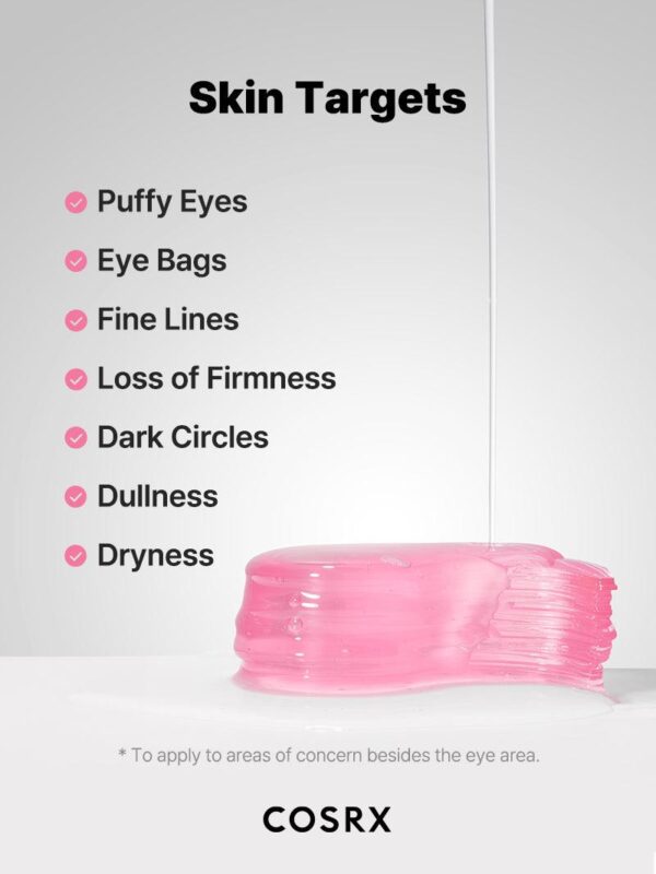COSRX The Peptide Collagen Hydrogel Eye Patch رقعة العين من هيدروجيل الكولاجين الببتيد - Image 4
