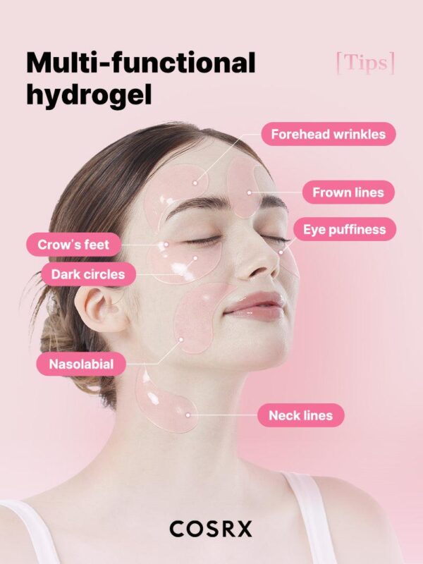 COSRX The Peptide Collagen Hydrogel Eye Patch رقعة العين من هيدروجيل الكولاجين الببتيد - Image 13