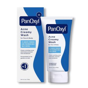 PanOxyl Acne Creamy Wash 170g بانوكسيل غسول كريمي للبشرة المعرضة للحبوب