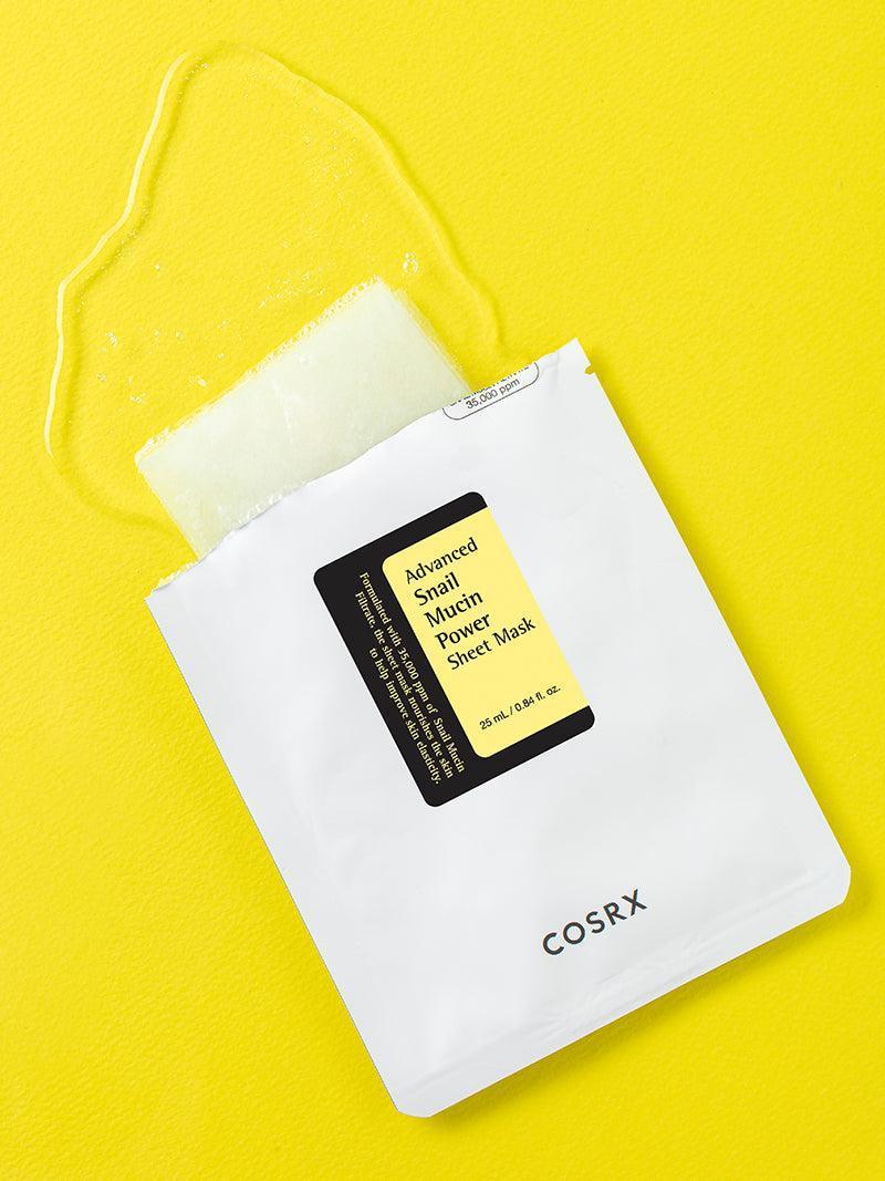 COSRX Advanced Snail Mucin Power Sheet Mask 10 Sheets قناع ورقي متطور بقوة مخاط الحلزون، 10 قطع - Image 3