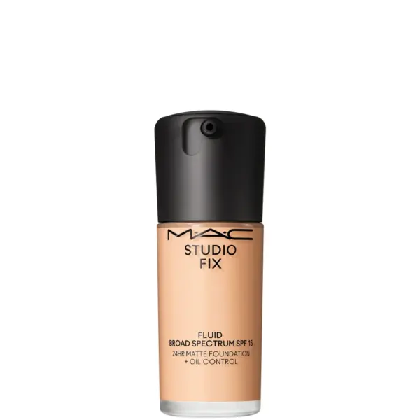 MAC STUDIO FIX FLUID SPF 15 24HR MATTE FOUNDATION + OIL CONTROL-N5 كريم أساس ستوديو فيكس السائل بعامل حماية من الشمس 15، يدوم 24 ساعة، غير لامع