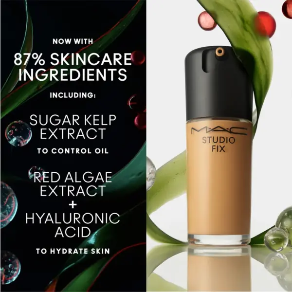 MAC STUDIO FIX FLUID SPF 15 24HR MATTE FOUNDATION + OIL CONTROL-N5 كريم أساس ستوديو فيكس السائل بعامل حماية من الشمس 15، يدوم 24 ساعة، غير لامع - Image 5