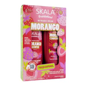 SKALA SHAMPOO KIT 325 ML + ACO 325 ML MORANGO سيت شامبو وبلسم