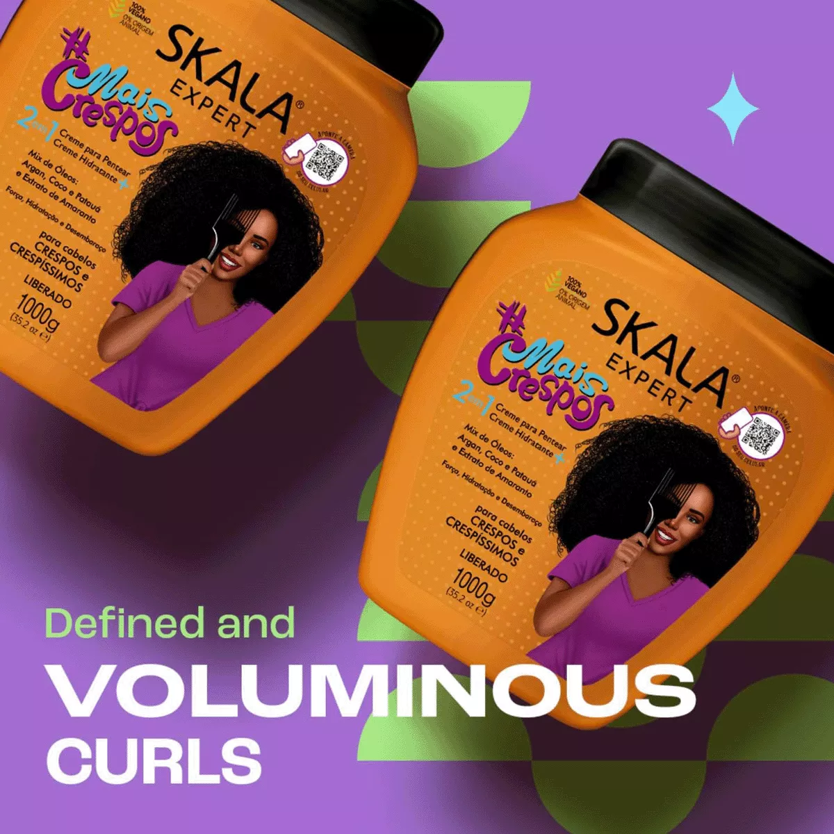 SKALA More Curls 2 in 1 Treatment Cream كريم سكالا مور كيرلز 2 في 1 لعلاج الشعر المجعد - Image 3