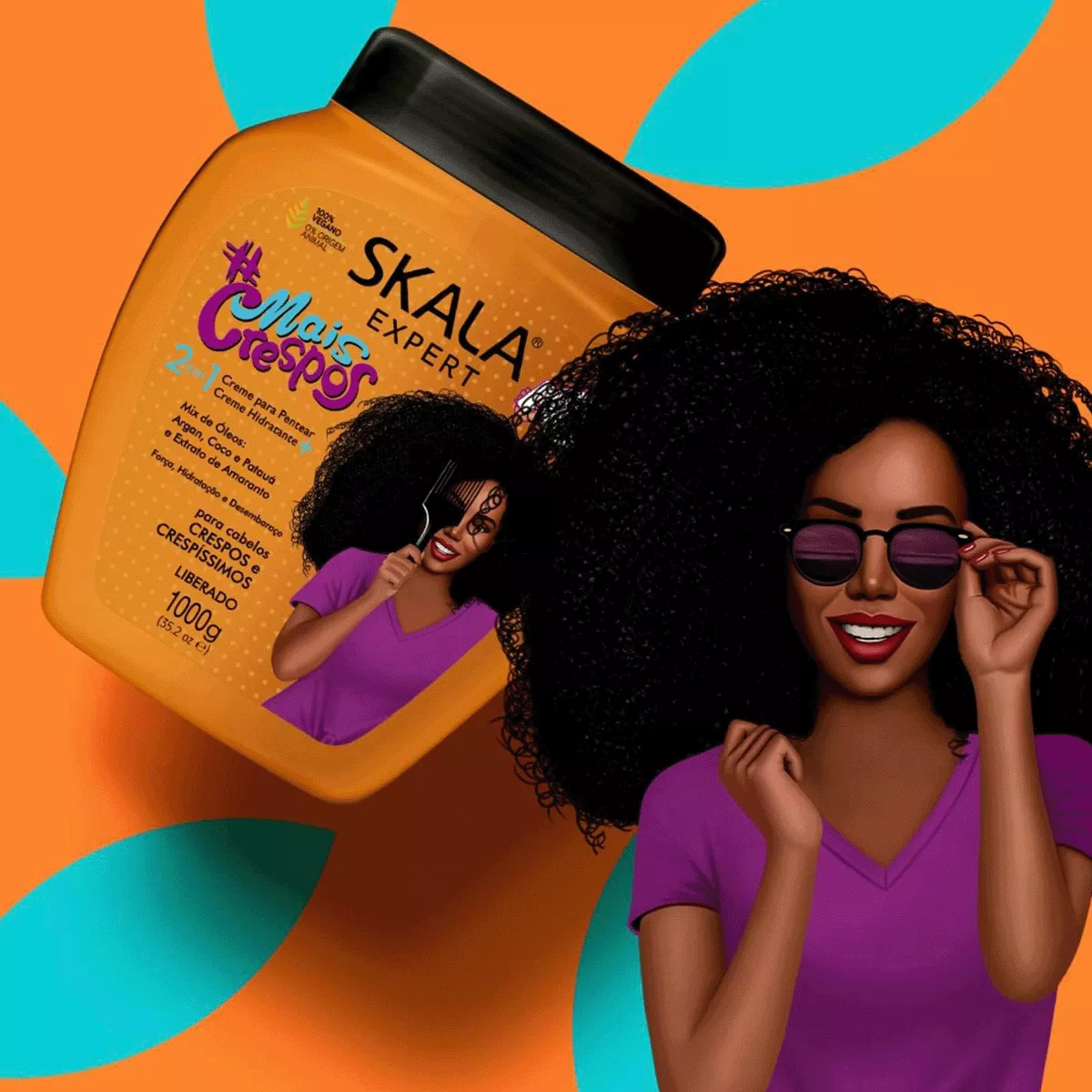SKALA More Curls 2 in 1 Treatment Cream كريم سكالا مور كيرلز 2 في 1 لعلاج الشعر المجعد - Image 4