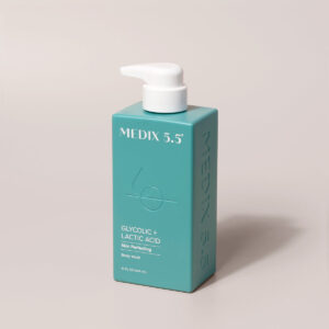 MEDIX 5.5 Glycolic Acid + Lactic Acid Skin Perfecting Body Wash 15oz (444mL) حمض الجليكوليك + حمض اللاكتيك غسول للجسم لبشرة مثالية