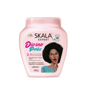 Skala Expert  Divino Potao Vegan Curling Cream - 2 in 1 - 1 Kilo سكالا إكسبيرت  ديفينو بوتاو كريم تجعيد الشعر النباتي - ١ كيلو