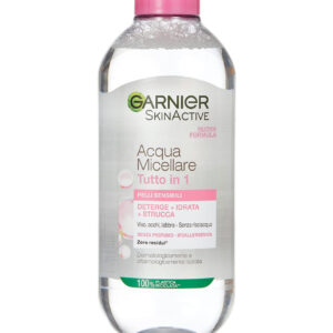 Garnier Skin Active All-In-1 Micellar Solution for Sensitive Skin Large Format 400 ml  غارنييه سكين أكتيف محلول ميسيلار الكل في 1 للبشرة الحساس