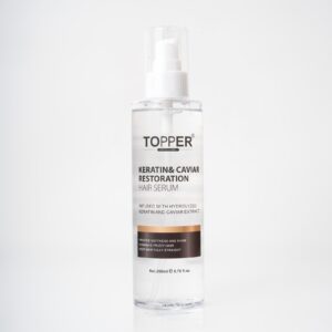TOPPER Professional Keratin & Caviar Restoration Hair Serum 200ml توبر سيروم معالج للشعر