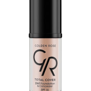 GOLDEN ROSE Total Cover 2in1 Foundation & Concealer گولدن روز كريم أساس وخافي عيوب