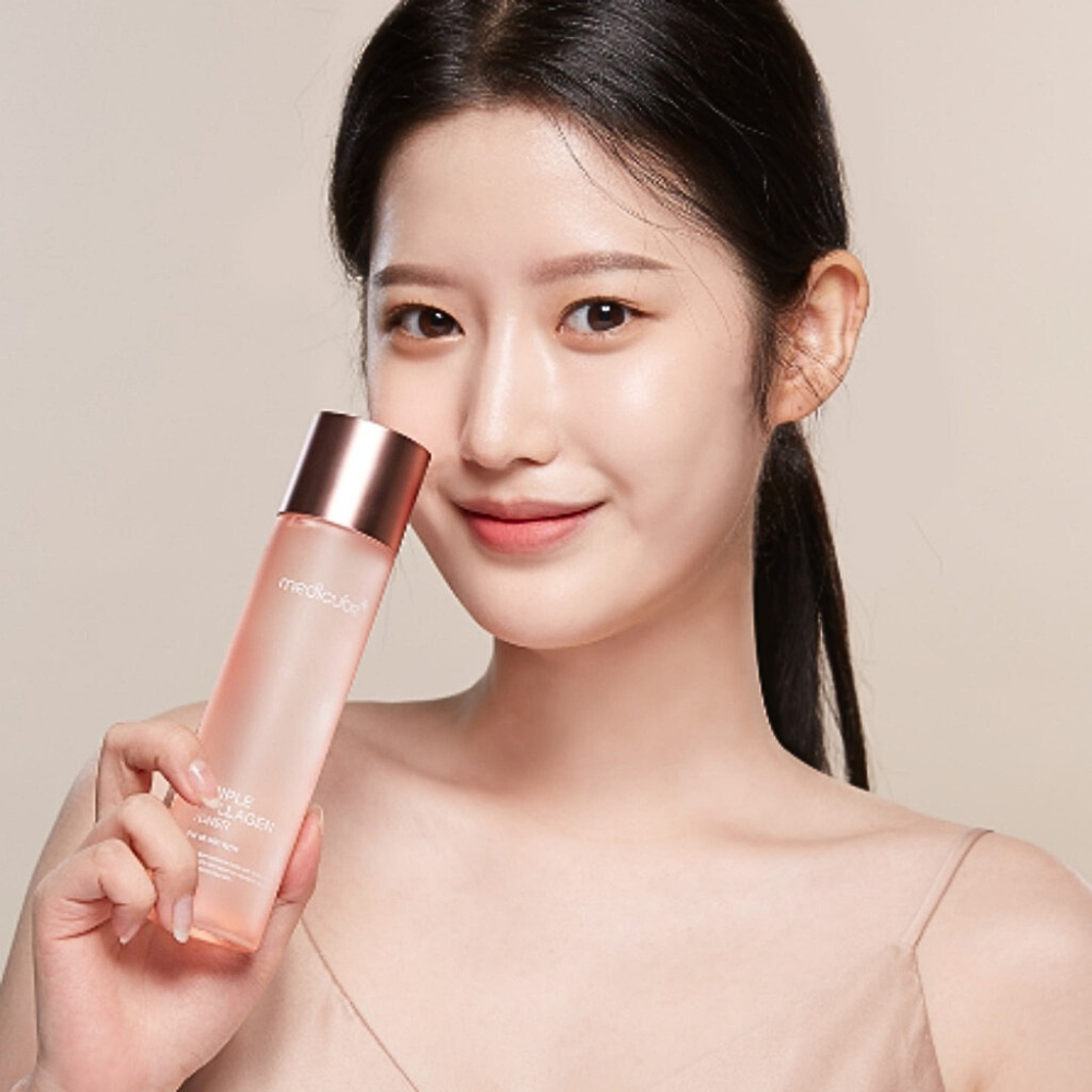 Medicube Triple Collagen Toner Hydrolyzed 140ml تونر معالج للبشرة - Image 4