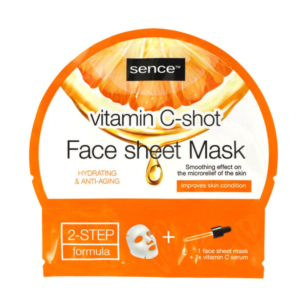 Sence Vitamin C-shot Face Sheet Mask سنس ماسك للبشرة