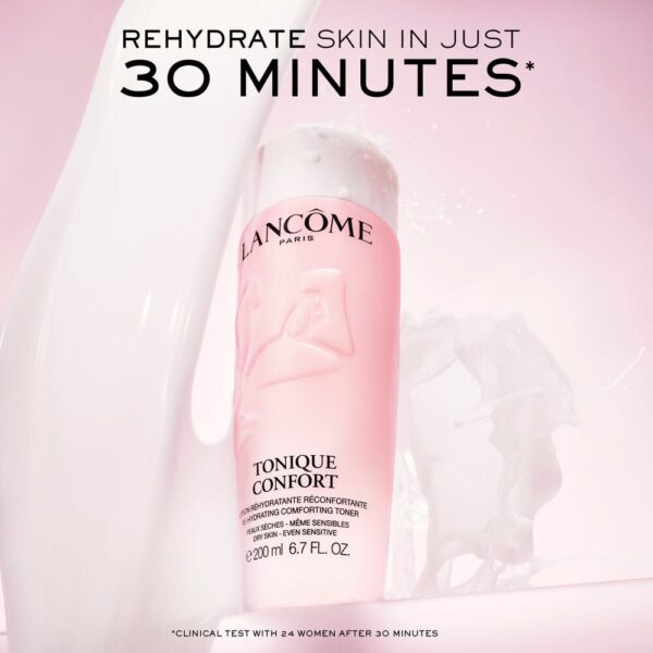 LANCOME TONIQUE CONFORT HYALURONIC ACID TONER 400ml لانكوم تونر الهايلرونك أسد للبشرة - Image 2