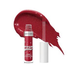 WET N WILD MEGA GLITTER SHIMMER LIQUID LIPSTICK أحمر شفاه لامع