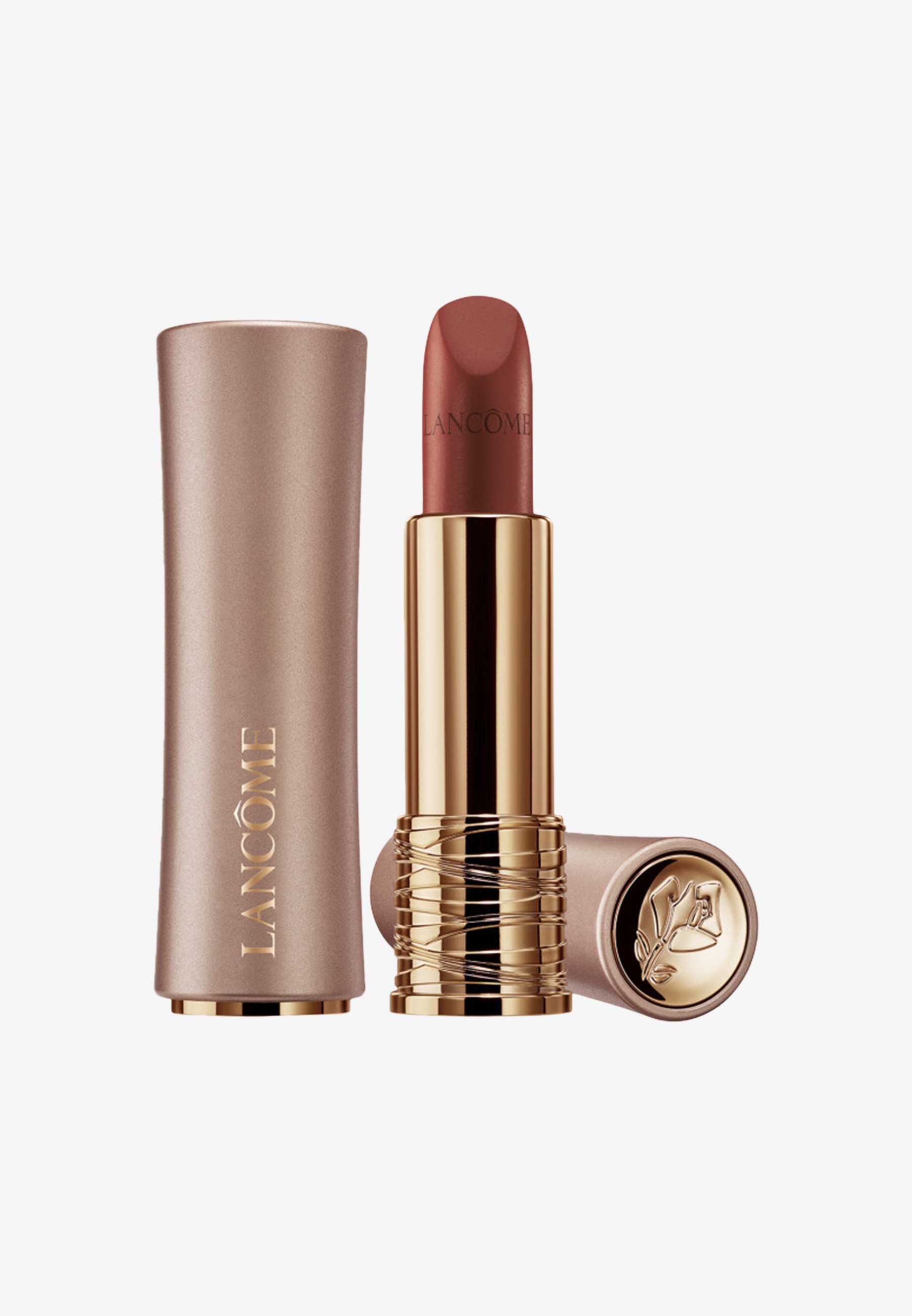 LANCÔME L'ABSOLU ROUGE INTIMATTE 299  french cashmere لانكوم احمر شفاه كريمي مات