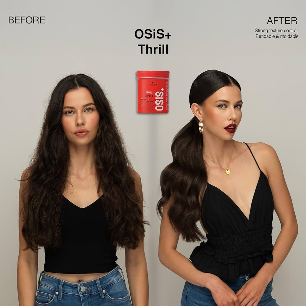 schwarzkopf OSiS+ Thrill Fibre Gum - Medium Hold Flexible Style Control with Natural Shine صمغ الألياف جل بثبات متوسط - Image 3