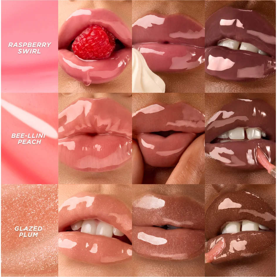 GISOU HONEY INFUSED LIP OIL- GLAZED PLUM جيسو زيت العناية بالشفاه - Image 5