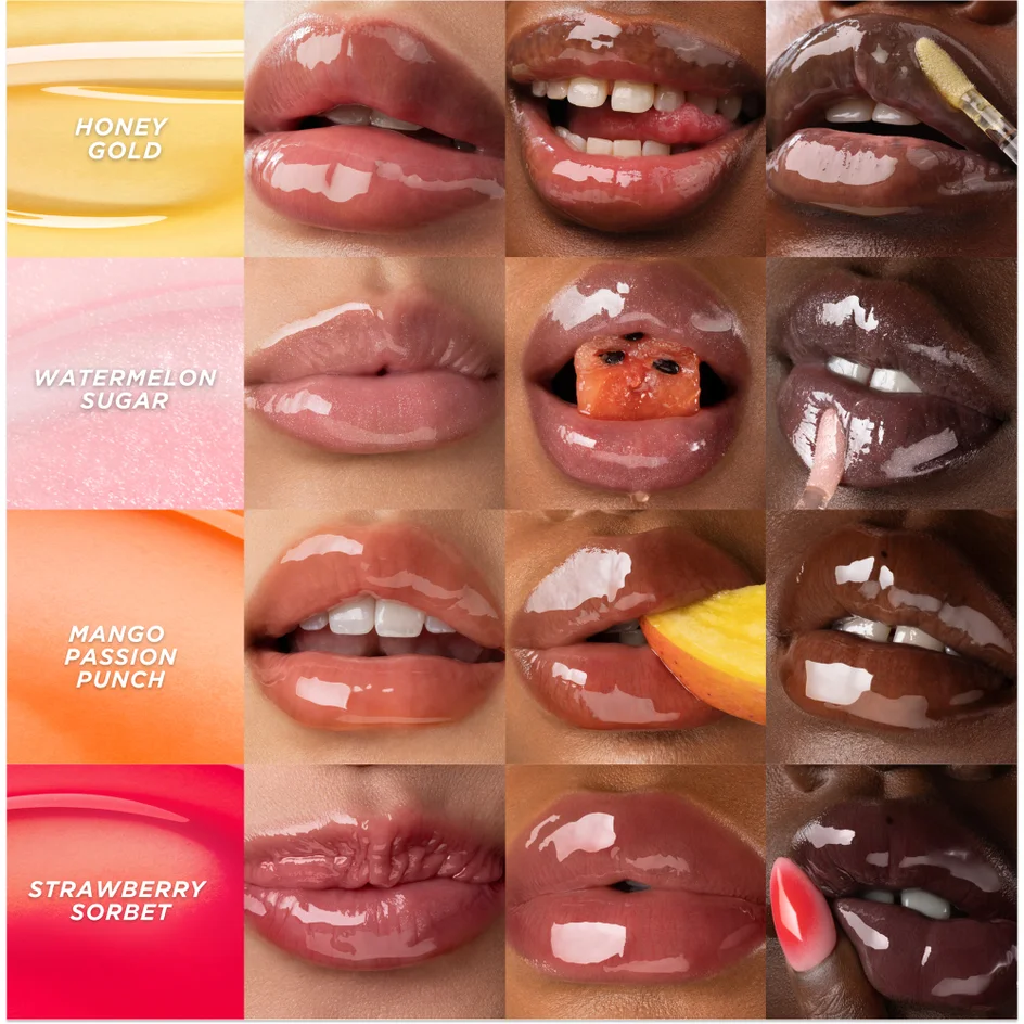 GISOU HONEY INFUSED LIP OIL- GLAZED PLUM جيسو زيت العناية بالشفاه - Image 6
