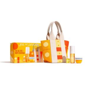 Sol de Janeiro The Sol Tote + Body Essentials Gift Set سول دي جينيروا مجموعة العناية الفاخرة للجسم