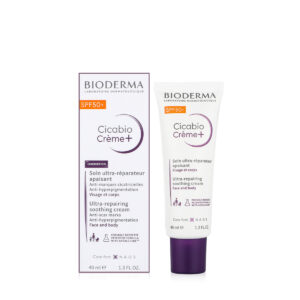 BIODERMA CICABIO CREME+ - Soin Ultra-Réparateur Apaisant SPF50+ 40ml مُرطِب ومهدِئ للغاية بعامل حماية من الشمس
