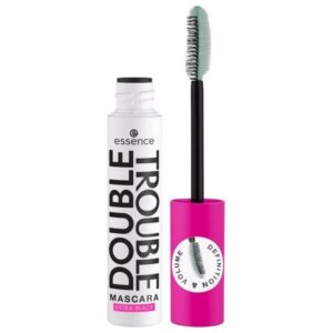 ESSENCE DOUBLE TROUBLE MASCARA-EXTRA BLACK أيسنس مسكارا للعيون