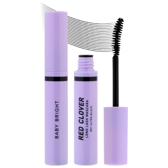 BABY BRIGHT RED CLOVER LONG LASH MASCARA 01 ULTRA BLACK بيبي برايت ماسكارا سوداء - Image 2