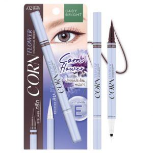BABY BRIGHT CORNFLOWER EYELINER & REMOVER 02 EXTRA BROWN بيبي برايت محدد عيون بطرفين