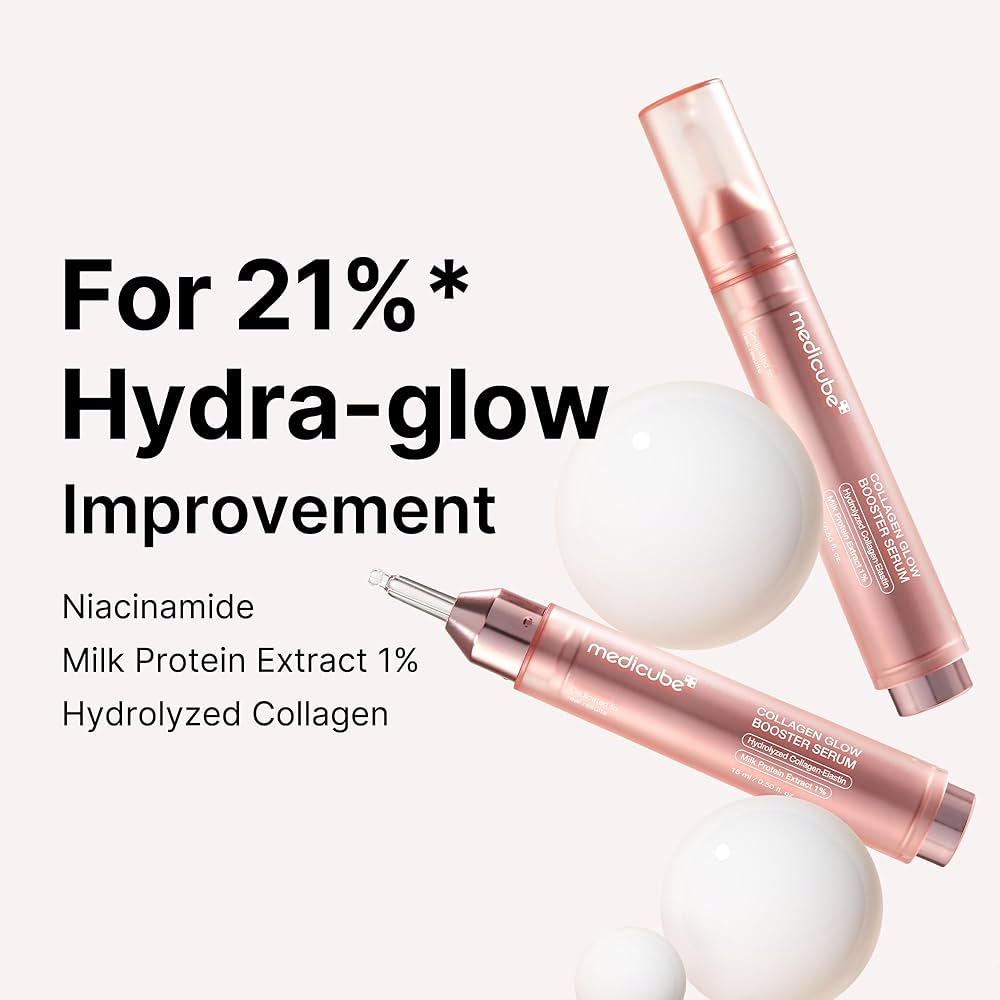 Medicube Collagen Glow Booster Serum 15 ml سيروم الكولاجين المكثف للبشرة - Image 4