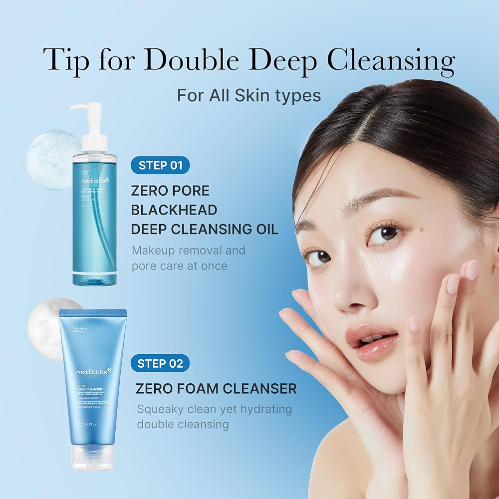 Medicube Zero Pore Blackhead Deep Cleansing Oil 205ml غسول زيتي منظف للبشرة - Image 5
