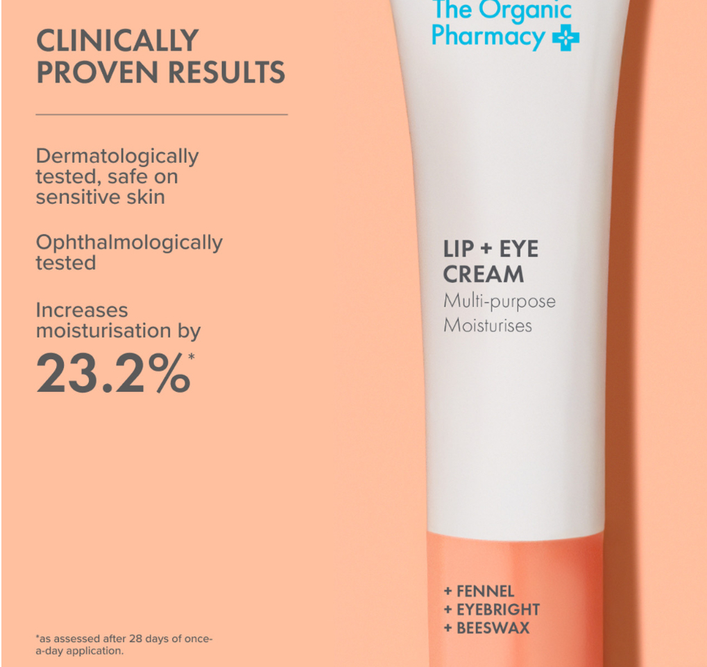 THE ORGANIC PHARMACY LIP + EYE CREAM كريم الشفاه والعيون - Image 4