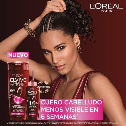 LOREAL ELVIVE HAIR LOSS RESIST AMINEXIL CONDITIONER 370ml بلسم أمينيكسيل لمقاومة تساقط الشعر - Image 3