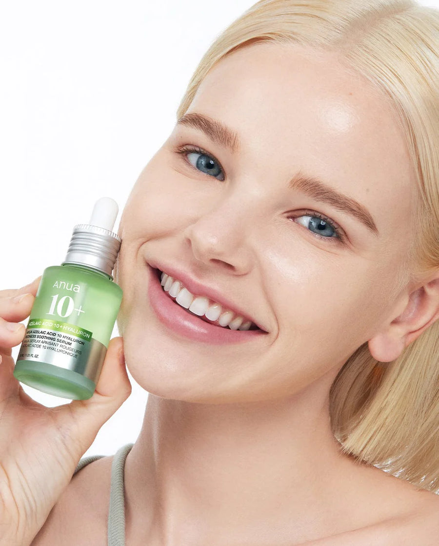 ANUA AZELAIC ACID 10 HYALURON REDNESS SOOTHING SERUM 30ML أنوا سيروم الآزليك اسيد المهدئ للبشرة - Image 2