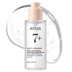 ANUA 7 RICE CERAMIDE HYDRATING BARRIER SERUM 50ML أنوا سيروم معزز و مرطب لحاجز البشرة ب 7 أنواع من مستخلصات الأرز و السيراميدات