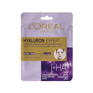 LOREAL PARIS Hyaluron Expert 24H Replumping Moisturizing Tissue Mask لوريال ماسك مرطب للبشرة