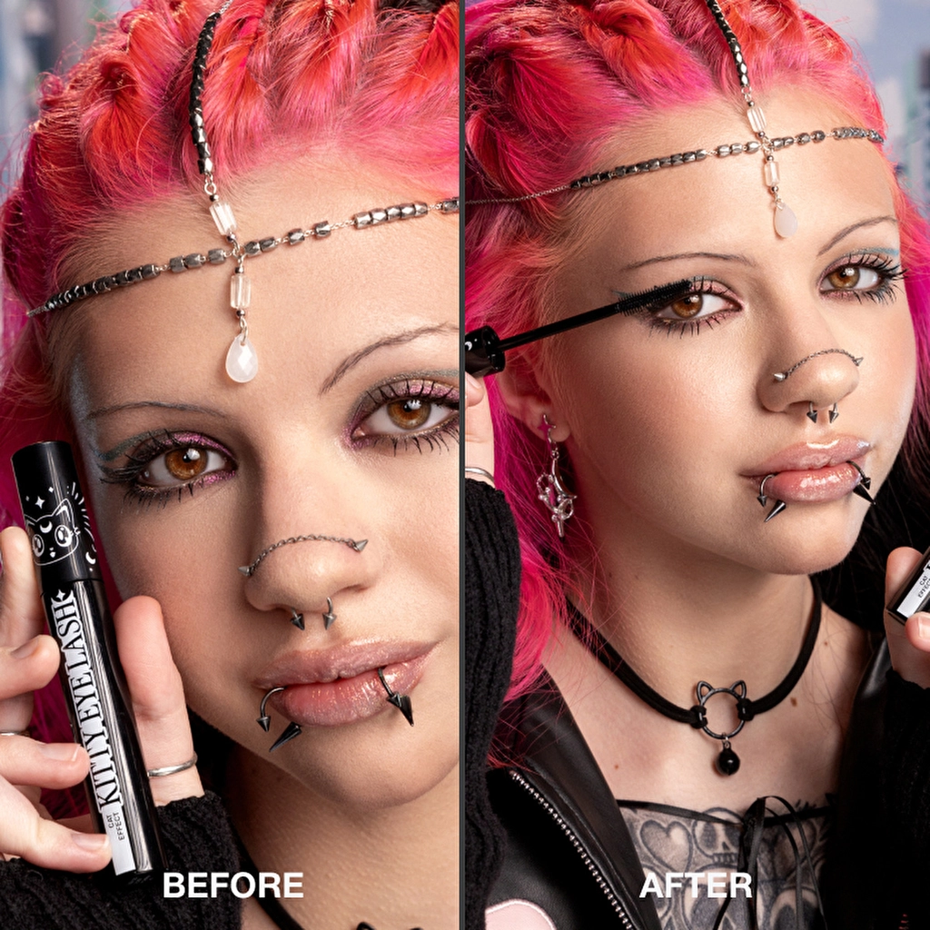 BEAUTY BOMB Kitty Eye Lash Mascara 01 Black مسكارا للعيون بسواد فاحم - Image 3