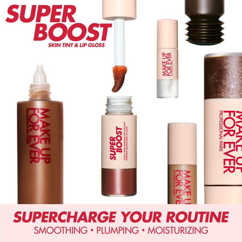 MAKE UP FOR EVER SUPER BOOST LIP GLOSS 12 HOUR MOISTURIZING & PLUMPING LIP GLOSS ميكاب فور إيفر اجمر شفاه لامع - Image 10
